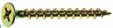 CFI-3GS25BK                    3" COARSE GOLD SCREWS 25# BUCKET from CFI